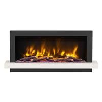 Be Modern Pryzm Huxton Electric Wall Mounted Fireplace 51" & Anthracite in Cashmere