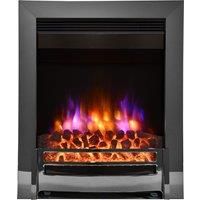 Ember Electric Inset Fire Black Chrome