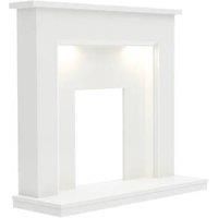 Be Modern Madalyn Surround White Marble 1320mm x 1115mm (687TT)