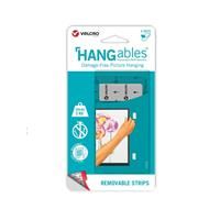 Velcro Brand HANGables Strips 19mm x 44mm strips (4 Pack) in White