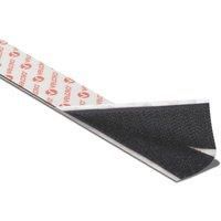 VELCRO Brand 60215 Black Stick On Tape 20 mm x 2.5 m Roll