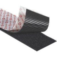 VELCRO® Brand Heavy Duty 50mm x 2.5m VEL-EC60245 Self Adhesive Black Stick on