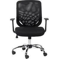 Alphason,AOC9201-M,Atlanta Mesh Back Operator Chair - Black,Black