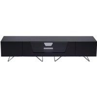 Alphason CRO21600CBBLK Chromium 2 TV Cabinet for up to 70 TVs  Black