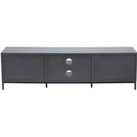 Alphason ADCH1600CH Chaplin TV Cabinet for up to 70 TVs  Charcoal