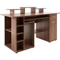 San Diego Desk  Walnut Brown