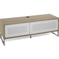 Alphason Helium Wall Mounting TV Cabinet - Light Oak & White