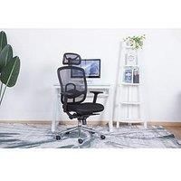 Alphason Miami Chair, Black, 131 x 64 x 61 cm