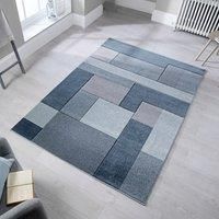 SMALL - EXTRA LARGE THICK HAND CARVED COLOURFUL PATTERNED HEATSET MODERN RUGS