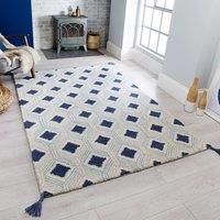 Classic Modern Nappe Diego, Pietro and Marco Tassels Designer Style Wool Rugs