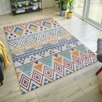 Match Lyle Aztec Washable Rug