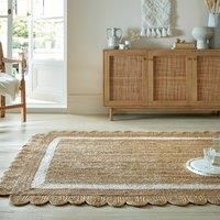 Grace Jute Rug White