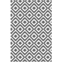 Grey & White Geometric Outdoor Rug - 3 Sizes!