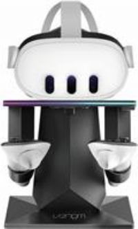 LED Charging Stand for Meta Quest 3S, Quest 3, Quest 2, Quest Pro | Venom