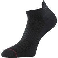1000 Mile Ultimate Tactel Double Layer Trainer Liner Sock Black LM