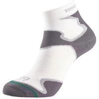 1000 Mile Fusion Womens Running Anklet Socks - White