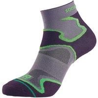 Sports Socks 1000 Mile Fusion Mens Running White Grey Black Green S M L XL
