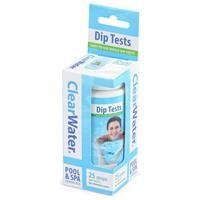 CLEARWATER CHLORINE DIP TEST STRIPS HOT TUB LAY-Z-SPA SWIMMING POOL 25 PH STRIPS