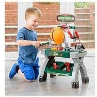 Toyrific Kids Construction Work Bench Role Play Set with Tools