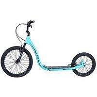 Osprey BMX Adult Scooter with Big Wheels, Bike Bicycle Off Road Scooter With Adjustable Handlebars and Calliper Brakes, Blue