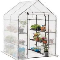 Walk Greenhouse Garden Grow House Reinforced Cover 8 Shelves Extra Large 6ft