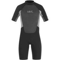 Urban Beach Blacktip Men’s Short Length 2mm Summer Wetsuit, Stretchy Neoprene Surfing & Diving Shorty Wetsuit with UV Protection