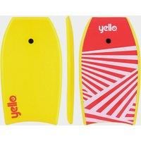 Wilton Bradley Yello 33 Slick Zig Zag Bodyboard, Red