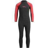 Urban Beach Unisex-Youth Kids Sharptooth Full Length Wetsuit, Red, M