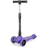 Xootz Scout Tri-Scooter, LED 3-Wheeled Light Up Scooter for Toddlers, Adjustable Bar Height and Foldable Scooter, for Kids, Girls and Boys, ages 3+, Purple