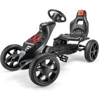 Xootz Venom Pedal Go Kart | Kids Ride-On Race Car with Gears, Handbrake and Adjustable Seat, Black & Red