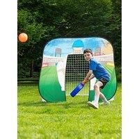 Powerplay 2 In 1 Pop Up Football Goal & Wicket Keeper For Kids