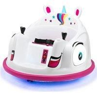 Xootz Unicorn Bumper Car, Kids Electric Ride-On, 360 Rotation Spin