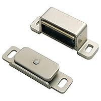 Carlisle Brass FTD840NP Fingertip Superior Steel Magnetic Catch, 6KG Pull, Nickel Plated, 46 X 15 X 14 mm