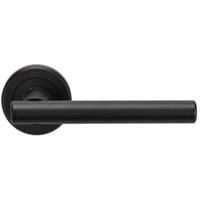 Carlisle Brass Serozzetta Philidelphia Door Handle, Matt Black, ZIN3121MB