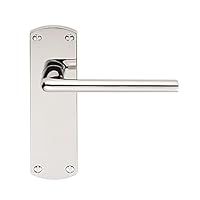 Serozzetta Eden Door Handles on Backplate - Latch - Polished Chrome