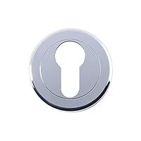 Escutcheon (Single) Euro Profile - Polished Chrome