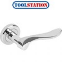 Serozzetta Verdun Lever On Rose Door Handles Polished Chrome