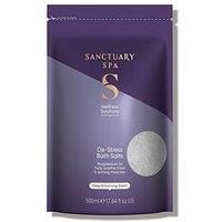 Sanctuary Spa De-Stress Epsom Bath Salts with Magnesium, No Mineral Oil, Cruelty Free & Vegan Bath Soak, 500g