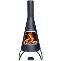 Cono Large Steel Chimenea