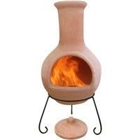 Gardeco Colima Mexican Chimney, Natural Terracotta, X-Large