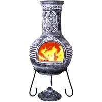 Gardeco Azteca X-Large Chiminea - Grey