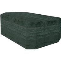 Garland Rectangular Furniture Set Cover for Six Seater Green Pack of 1