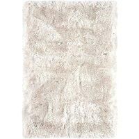 Asiatic Plush Shaggy Rug, 160 x 230cm - White