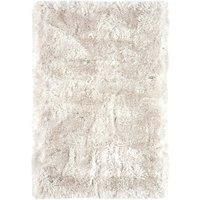 Asiatic Plush Shaggy Rug, 200 x 300cm  White