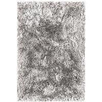 Asiatic Plush Shaggy Rug, 200 x 300cm - Silver