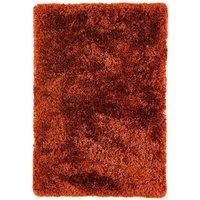 PLUSH Shaggy Rug in Rust 120x170cm RRP: £289.00