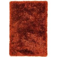 Asiatic Plush Shaggy Rug, 200 x 300cm  Rust