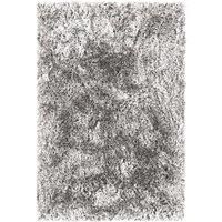 Asiatic Plush Shaggy Rug, 140 x 200cm - Silver