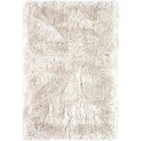 Asiatic Plush Shaggy Rug, 140 x 200cm  White