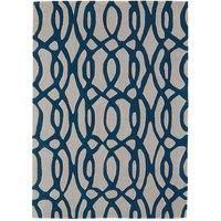 Asiatic Matrix Rug, 120 x 170cm - Blue